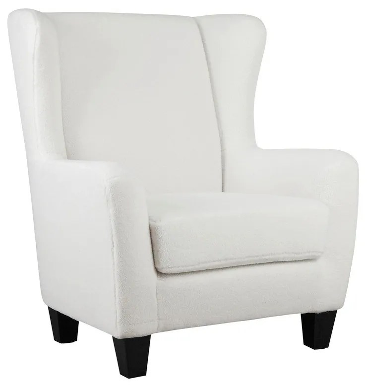 Poltrona in velluto bianco Zhili - Støraa