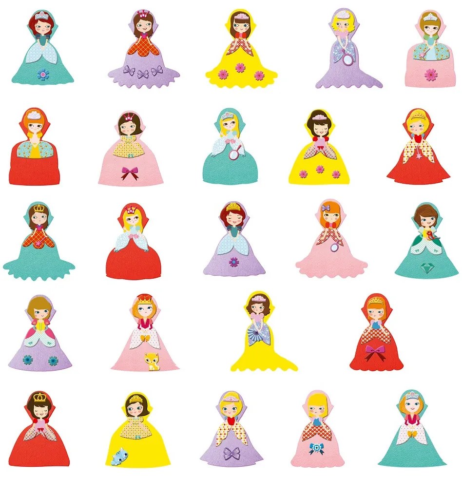 Gioco con adesivi - amiamo le principesse