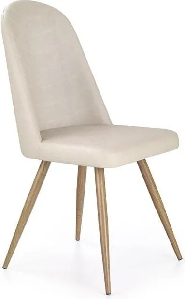 Sedia K214 ecopelle crema