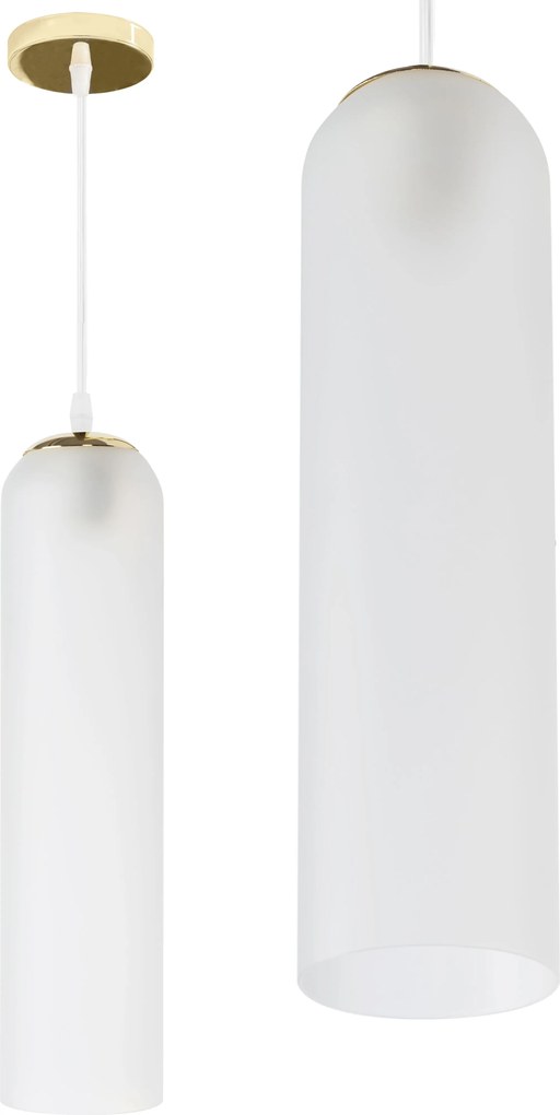 LAMPADA PENSILE VETRATA White Gold APP665-1CP