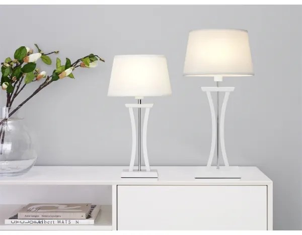 Cottex B2429V - Lampada da tavolo NEW CHELSEA 1xE14/40W/230V bianca