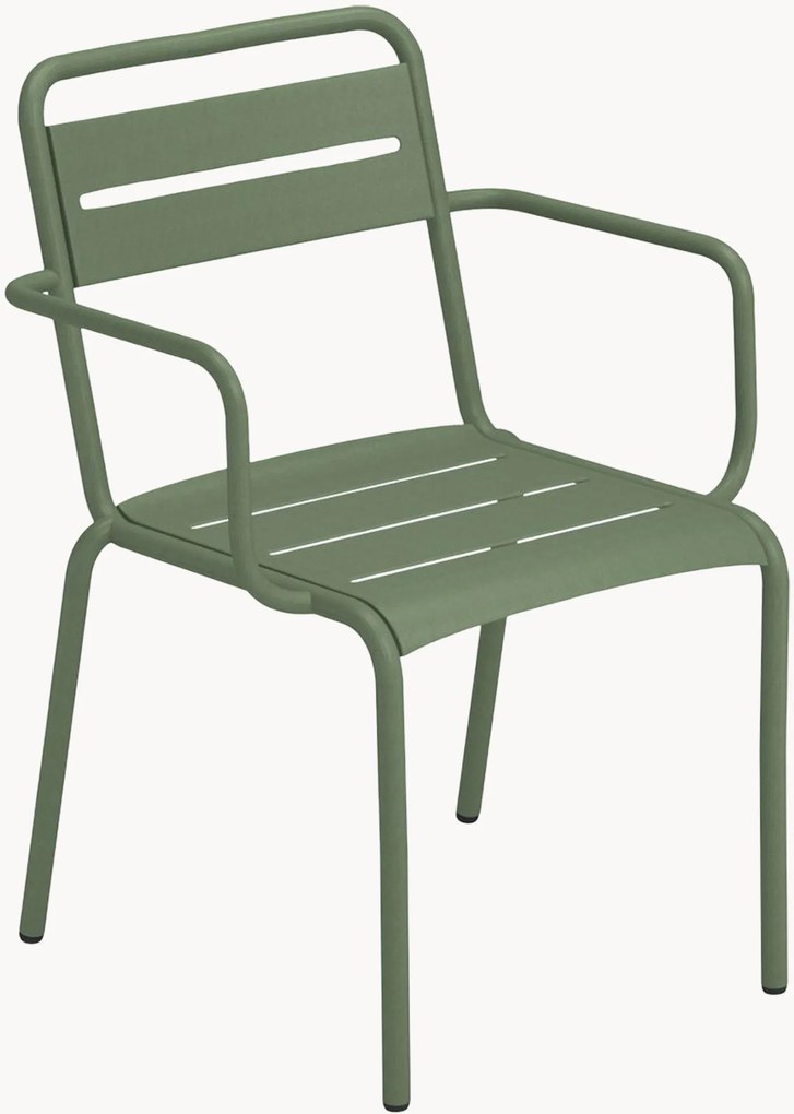 Set di 2 sedie da giardino con braccioli Star