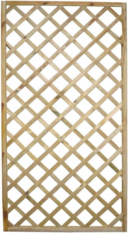 griglia da giardino in legno di pino impregnato in autoclave 40 x 180 cm