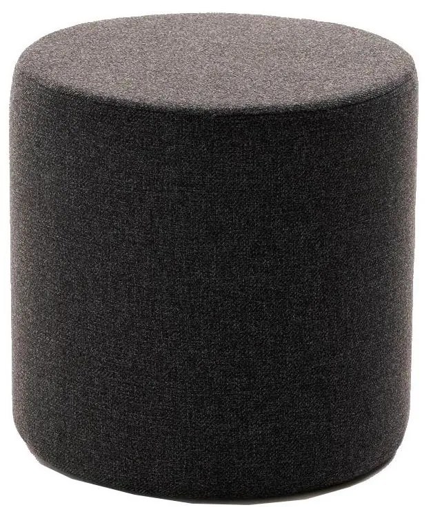 Pouf RONDO Ø 40 cm, marrone scuro