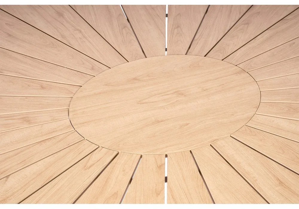 Tavolo da giardino con piano in legno d'arte, 190 x 115 cm Marienlist - Bonami Selection