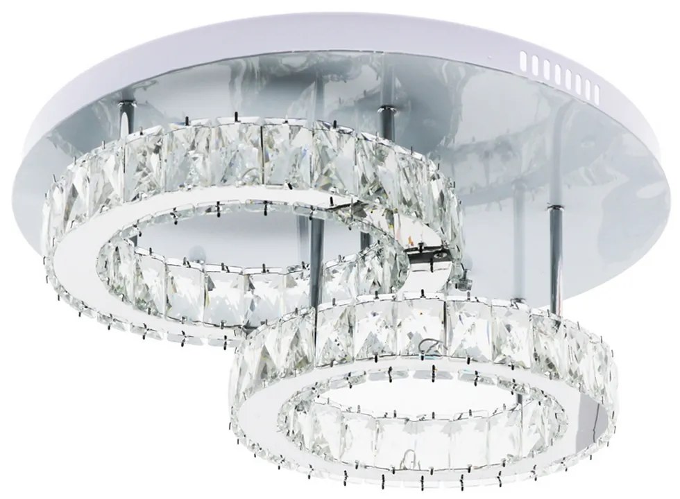 Lampadario Led da soffitto Jump 28W Dimmerabile con temperatura colore regolabile con telecomando M LEDME