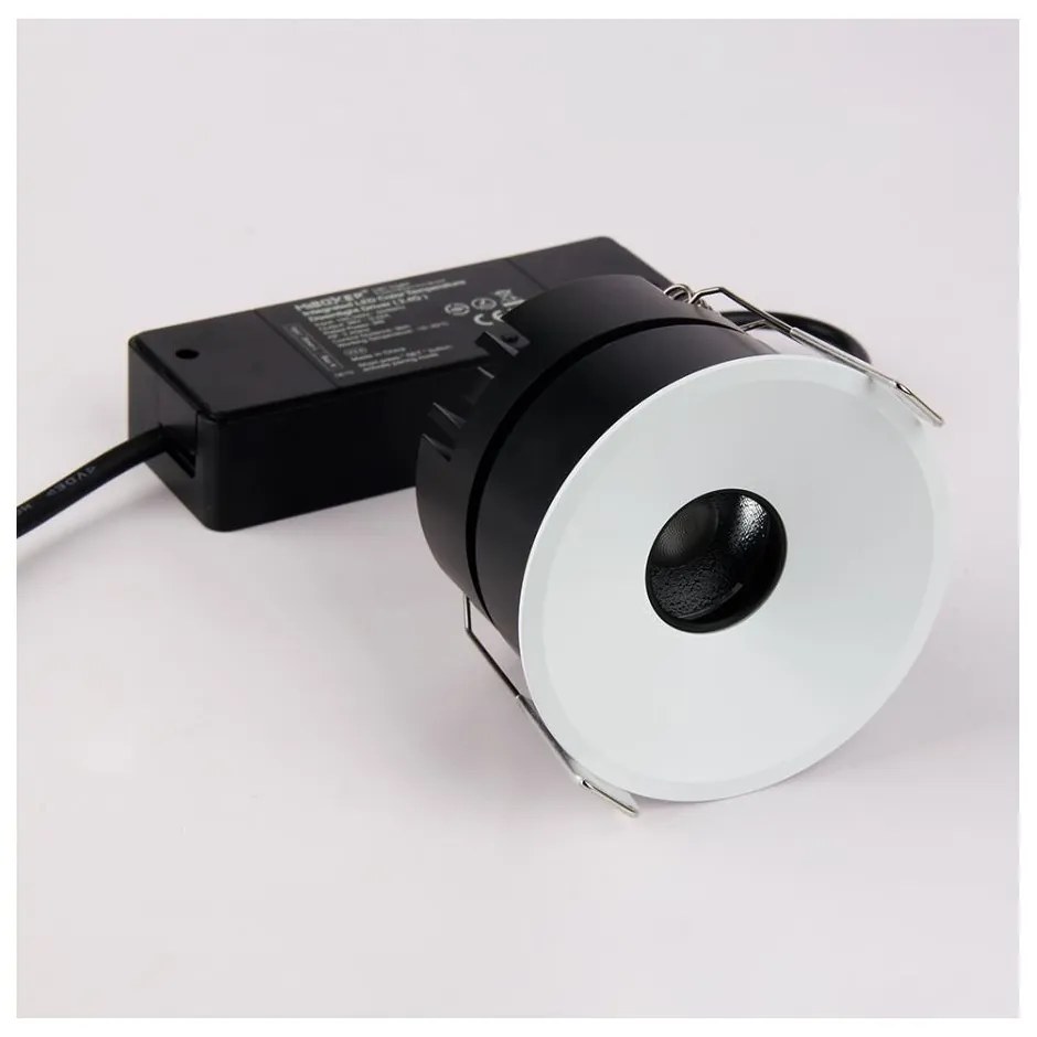 Faretto da incasso 9W RGB+CCT UGR16, IP20, Angolo 24°, foro Ø75mm Colore RGB+CCT