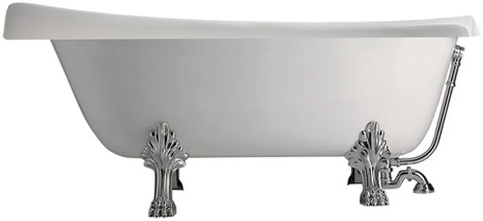 Kerasan Retro vasca da bagno freestanding 170x77 cm ovale bianco 105501