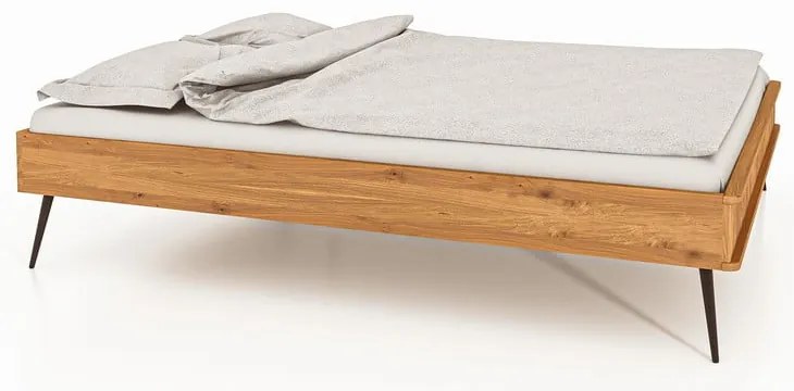 Letto matrimoniale in rovere 140x200 cm Kula - The Beds