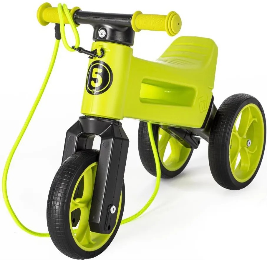 Funny Wheels - Bicicletta senza pedali 2 in 1 RIDER SUPER SPORT verde/nero
