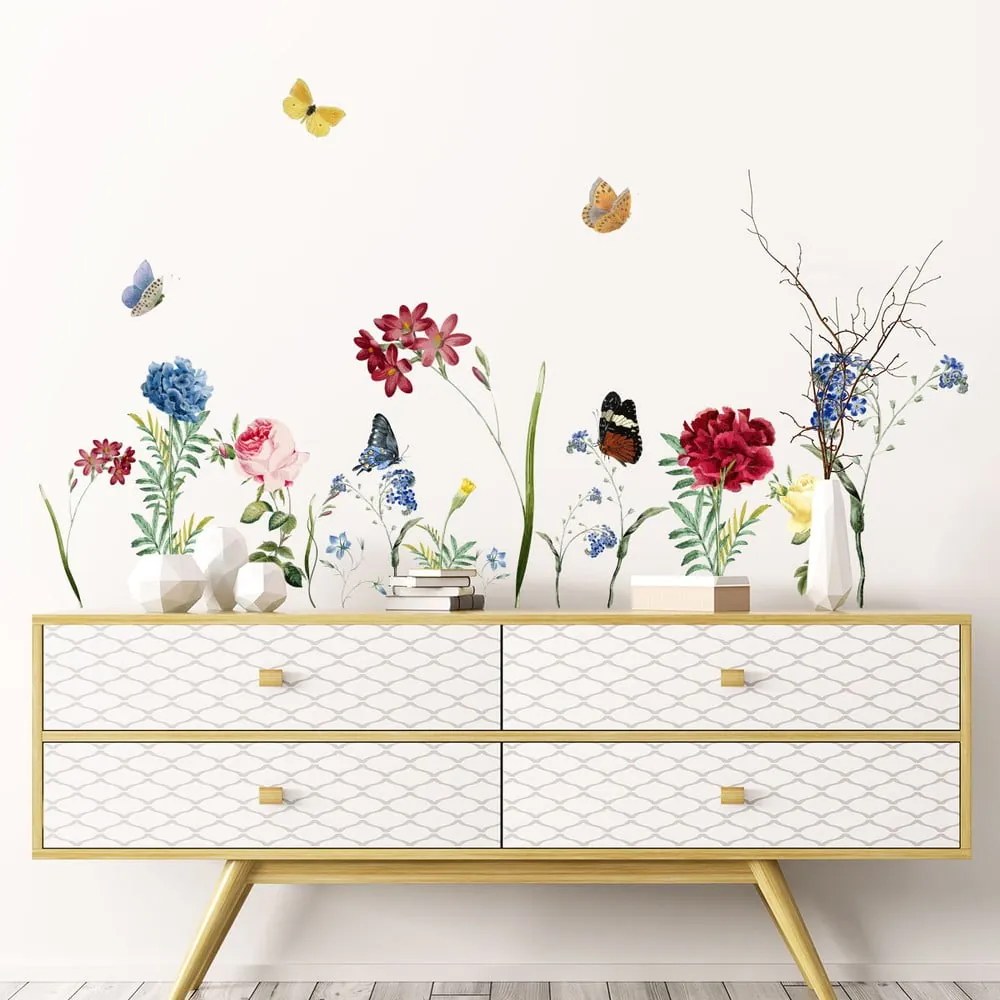 Set di adesivi murali Fiori in giardino - Ambiance