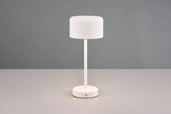 Lampada  jeff ricaricabile metallo bianco r59151131