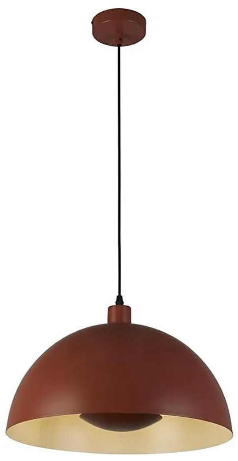 Searchlight 35410OR - MARS lampada a sospensione con cavo 1xE27/60W/230V Ø 25 cm rosso mattone