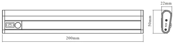 Osram - Lampada LED sottopensile con sensore MOBILE LED/1W/3,7V 1800 mAh