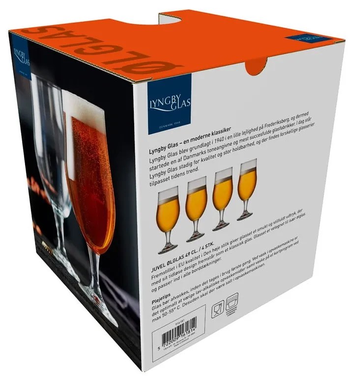 Bicchieri da birra in set da 4 490 ml Juvel - Lyngby Glas