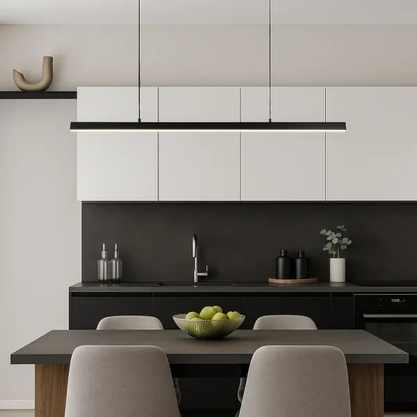 Brilagi - Lampadario a sospensione con cavo AXIS LED/30W/230V 120 cm nero