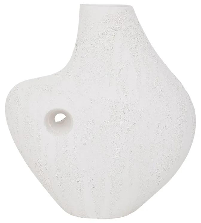 Tikamoon - Vaso bianco in ceramica Talvi