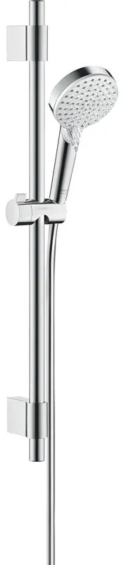 Doccetta con flessibile doccia e barra di scorrimento HANSGROHE Crometta in abs cromato anticalcare 2 getti