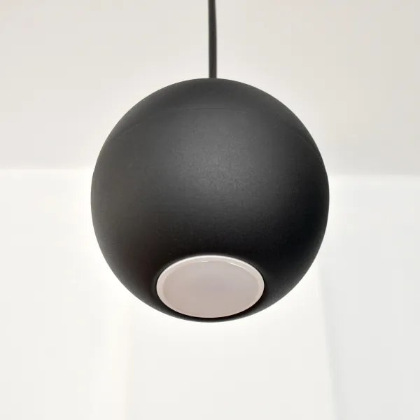 Lampadario LED a sospensione con filo MIDWAY 4xGU10/4,8W/230V nero