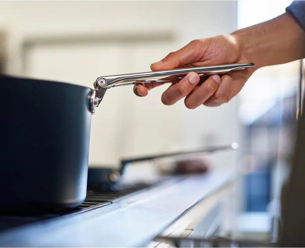 Pentola con coperchio incluso/con superficie in ceramica adatta all'induzione Space – Joseph Joseph