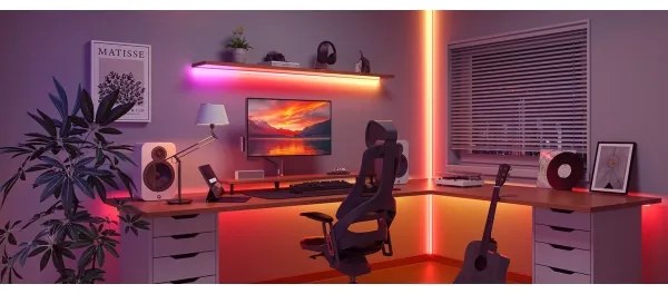 Govee - LED RGBICW Striscia dimmerabile COB 3780 diodi 3m Wi-Fi Matter