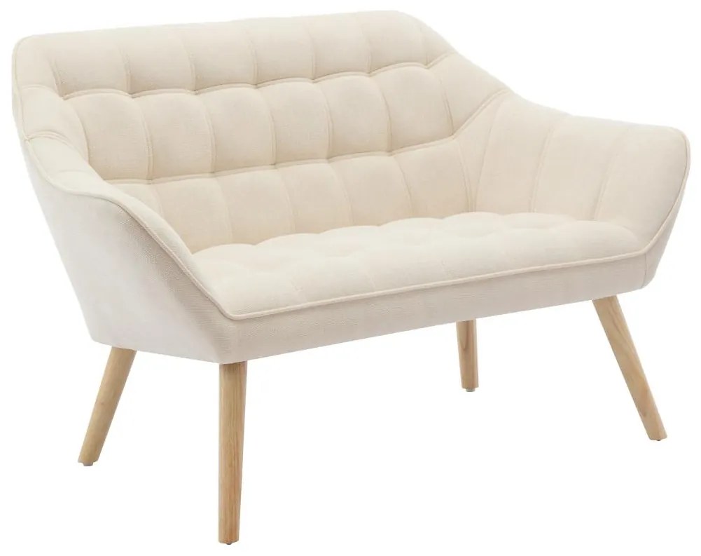 Divano 2 posti in Tessuto Beige  - CASERTA