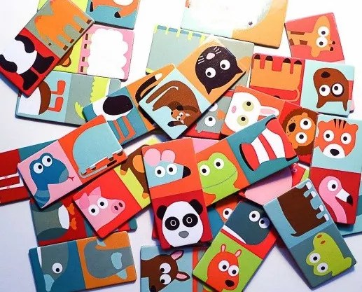 Domino Animo-puzzle