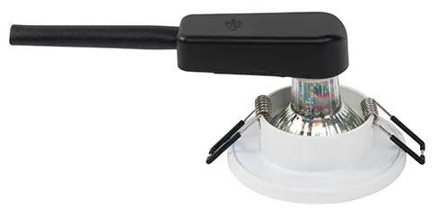 Set di 6 faretti da incasso moderni bianchi per bagno - Shed