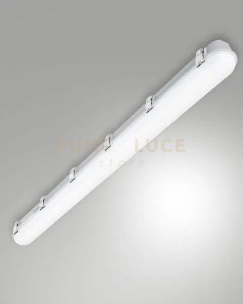 Panama plafoniera led 20w 4000k 2972lm diffusore opale l.122cm ip66