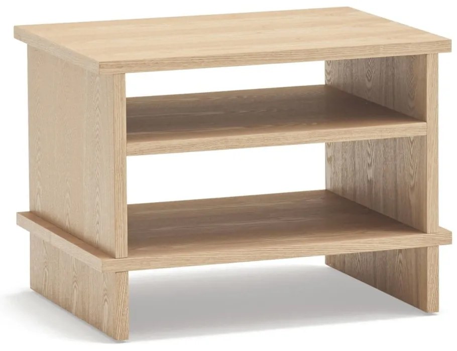 Comodino di colore naturale con effetto rovere Inari – Teulat