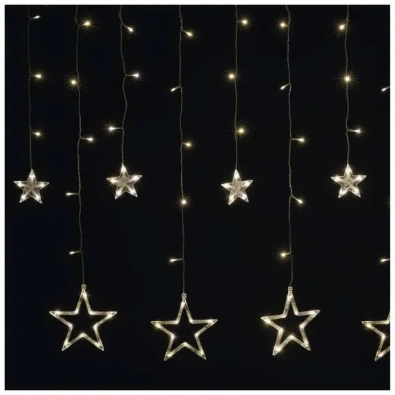 Tenda luminosa natalizia a LED 115xLED/1,35W 6,85x1,05 m bianco caldo