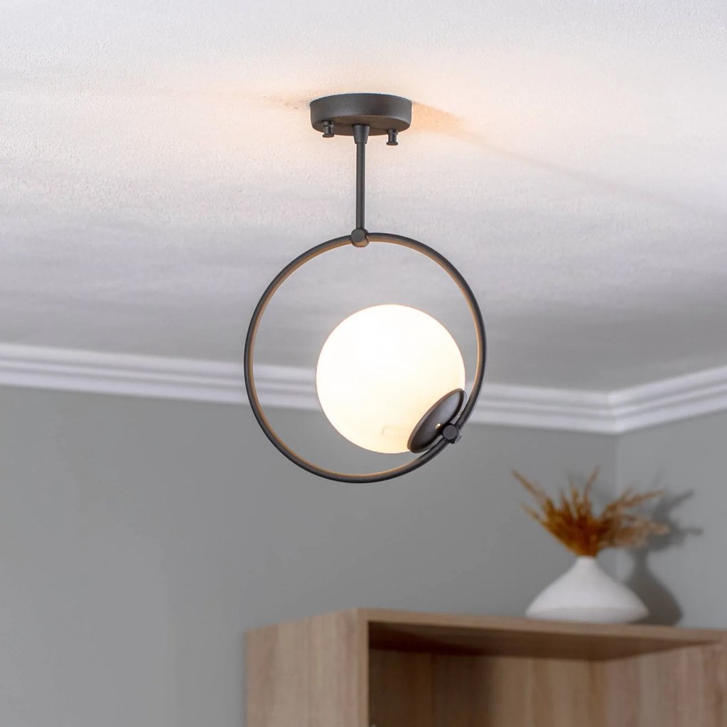 Plafoniera soffitto GMN-000013 Opviq, dimmerabile, Nero, Soggiorno / Sala da pranzo, Moderno, Plafoniera