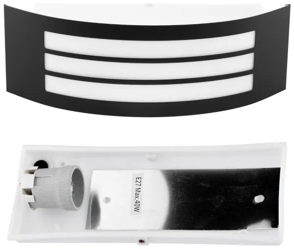 Applique da esterno 1xE27/14W/230V IP44 nero