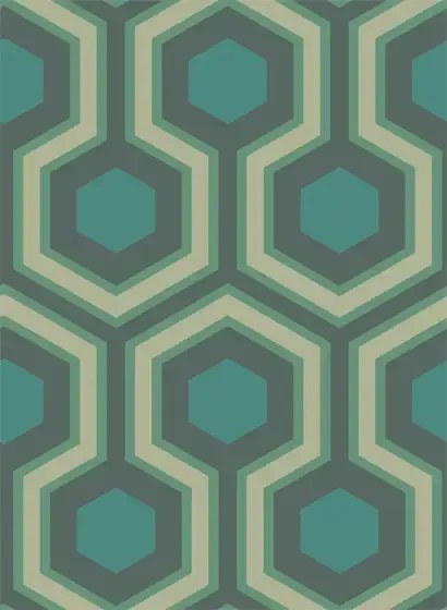 Cole & Son Carta da parati Hicks' Grand - Green