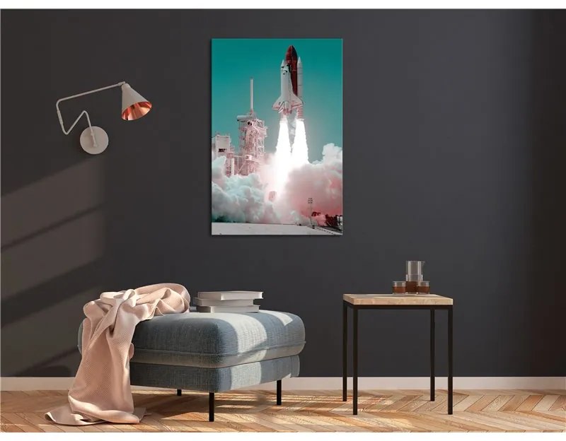 Quadro New Era (1 Part) Vertical  Colore Grigio, Dimensioni e Misure 40x60