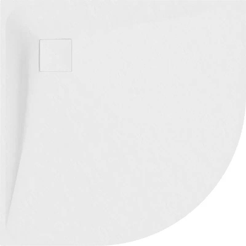Mexen Bert piatto doccia semicircolare SMC 90 x 90 cm, bianco - 4KR109090