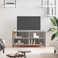 Mobile Porta TV Grigio Sonoma 100x40x50 cm in Legno Multistrato 832776