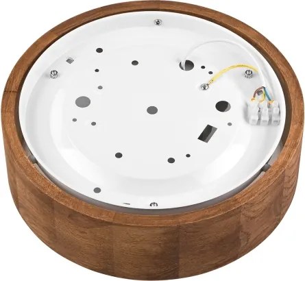 Brilagi - Plafoniera LED RGBW dimmerabile CARVALHO 1xE27/9W/230V Wi-Fi rovere diam. 27,5