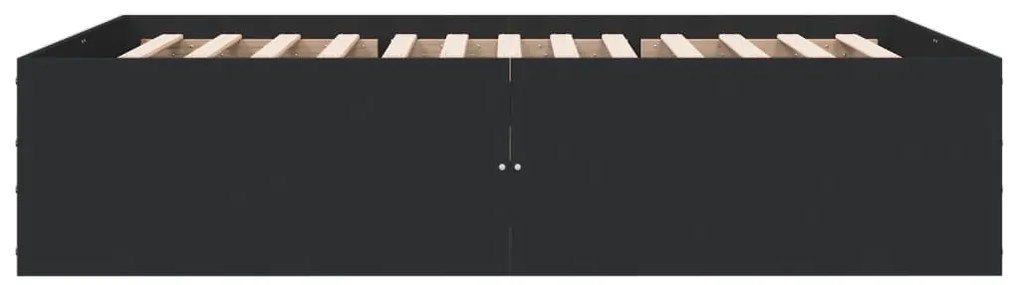Giroletto nero 135x190 cm in legno multistrato