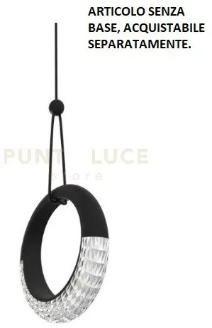 Miley-co n sospensione 1 luce senza base a led 12w anello luminoso ...