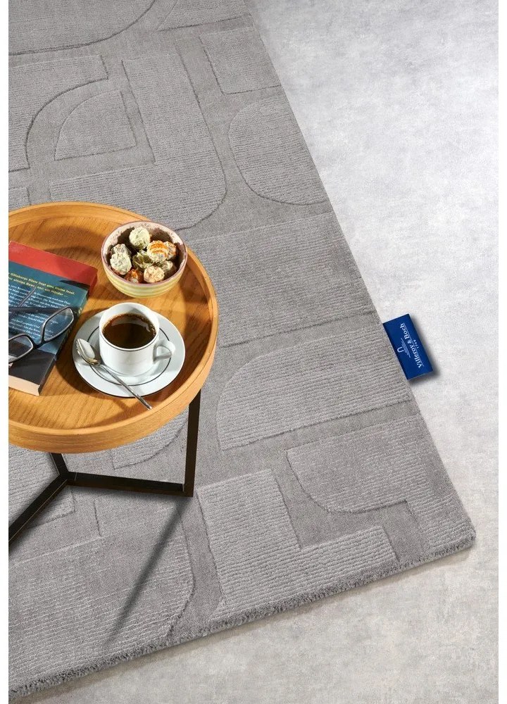 Tappeto grigio in lana tessuto a mano 190x280 cm Alexis - Villeroy&amp;Boch