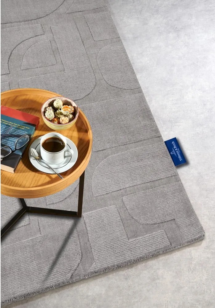 Tappeto grigio in lana tessuto a mano 80x150 cm Alexis - Villeroy&amp;Boch