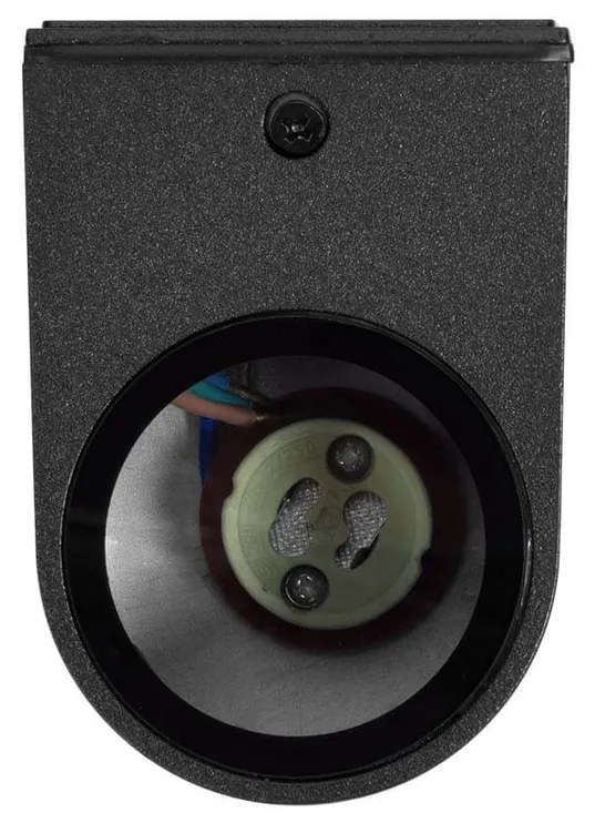 Applique da Esterno Monodirezione IP65 GU10 Stondata - Nero