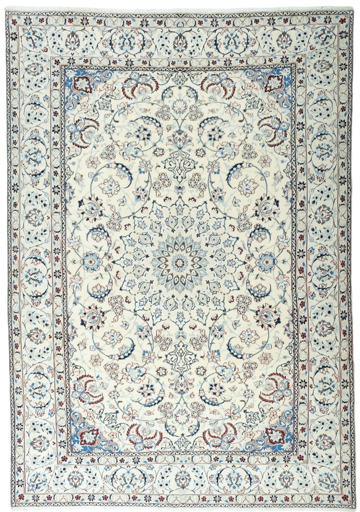 Nain Tappeto 250 x 360 Beige (Iran) Annodato A Mano