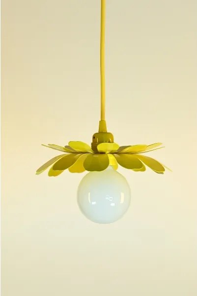 Bohemia-Design - Lampada a sospensione con cavo 1xE27/60W/230V gialla