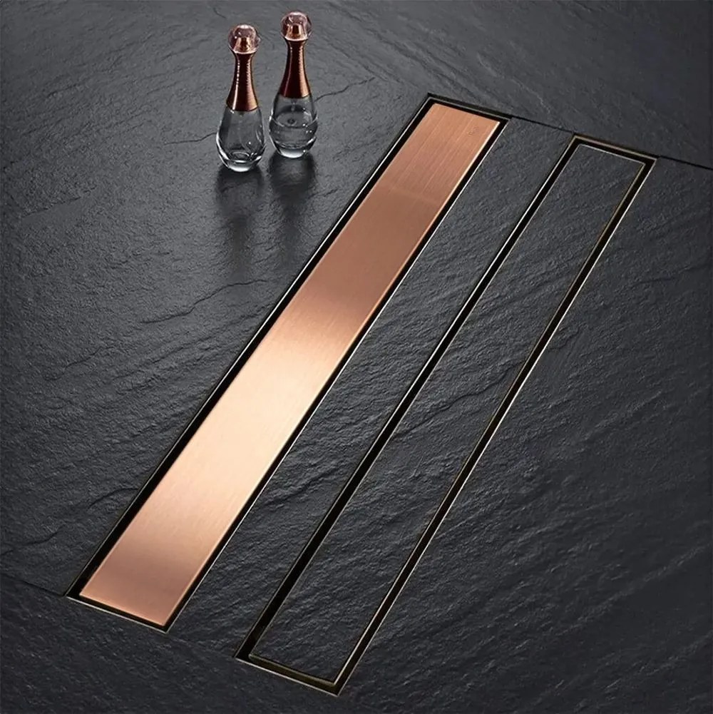Scarico lineare REA Neox pro Brush Copper 60