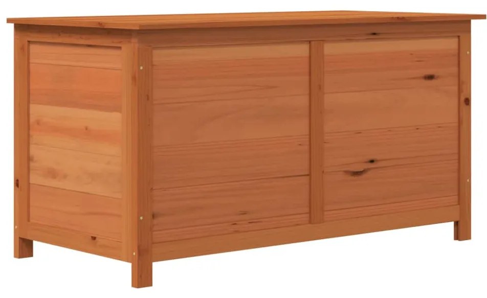 Box cuscini da esterno marrone 100x50x56cm legno massello abete