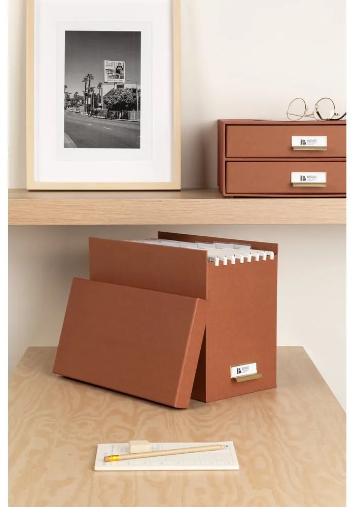 Organizer in cartone per documenti Johan Restore Paper Laminate – Bigso