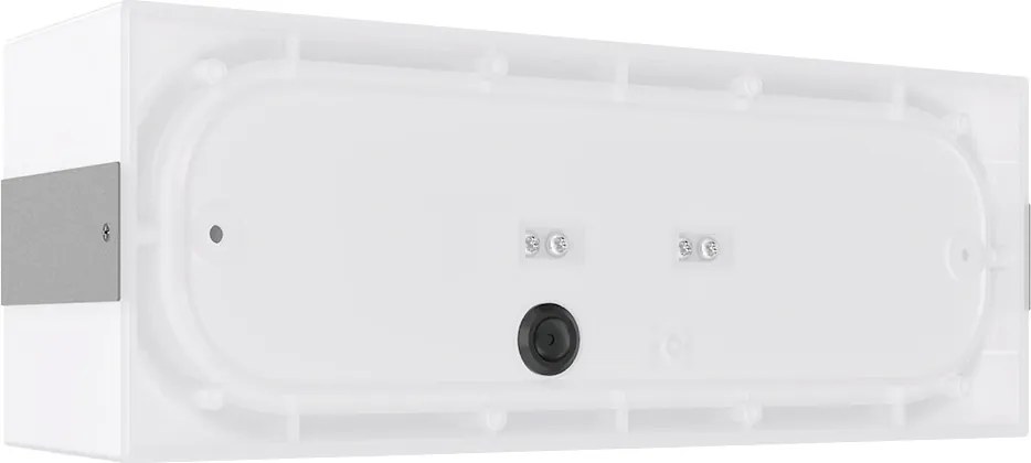 Applique 2xE27 per esterni a Luce Diffusa IP65 Grigia - Serie Glow