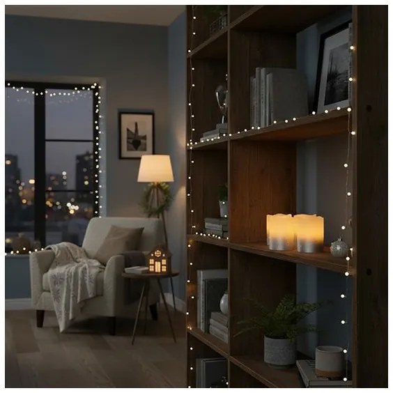 Solight 1V284 - Set da 4 candele LED in cera naturale, alimentazione 1x CR2032, luce bianco caldo